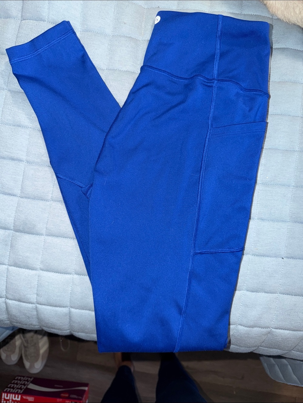 Victoria's Secret Cobalt Blue High-Waist Leggings with Side Pocket